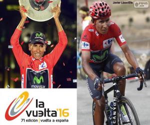 Puzzle Nairo Κιντάνα, 2016 Vuelta ένα España